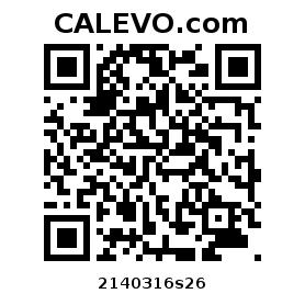Calevo.com Preisschild 2140316s26