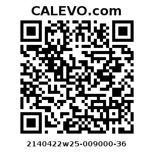 Calevo.com Preisschild 2140422w25-009000-36