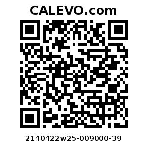 Calevo.com Preisschild 2140422w25-009000-39