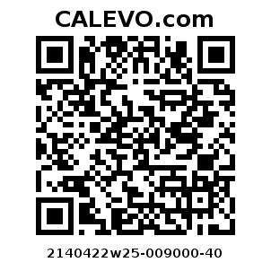 Calevo.com Preisschild 2140422w25-009000-40