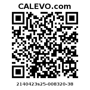 Calevo.com Preisschild 2140423s25-008320-38