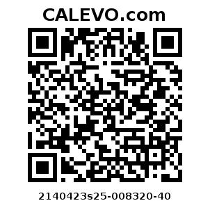 Calevo.com Preisschild 2140423s25-008320-40