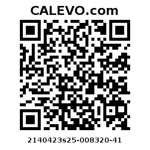 Calevo.com Preisschild 2140423s25-008320-41