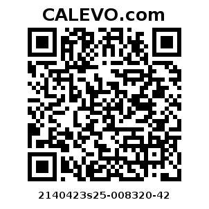 Calevo.com Preisschild 2140423s25-008320-42