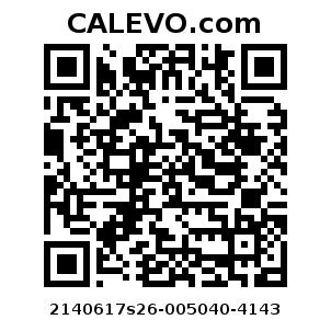 Calevo.com Preisschild 2140617s26-005040-4143