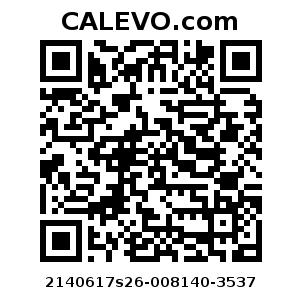 Calevo.com Preisschild 2140617s26-008140-3537
