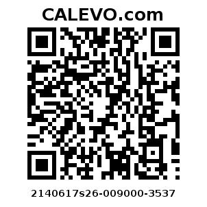 Calevo.com Preisschild 2140617s26-009000-3537