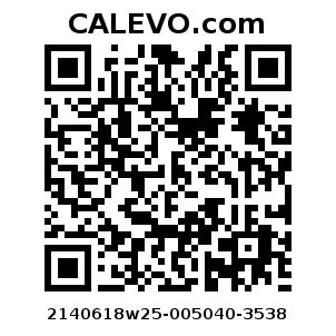 Calevo.com Preisschild 2140618w25-005040-3538