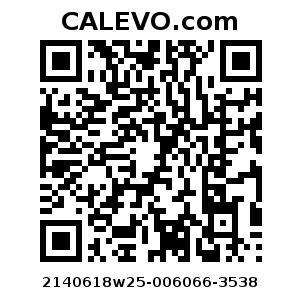 Calevo.com Preisschild 2140618w25-006066-3538