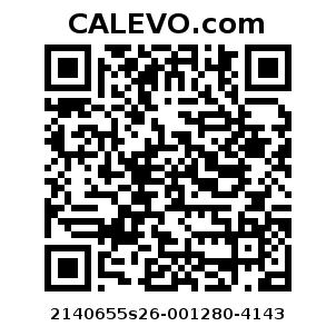 Calevo.com Preisschild 2140655s26-001280-4143