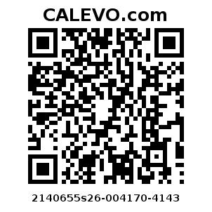 Calevo.com Preisschild 2140655s26-004170-4143