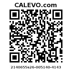 Calevo.com Preisschild 2140655s26-005140-4143