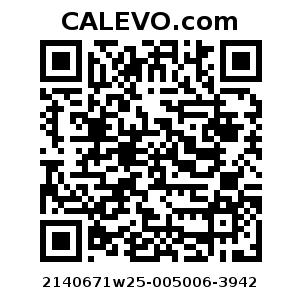 Calevo.com Preisschild 2140671w25-005006-3942