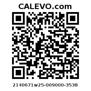 Calevo.com Preisschild 2140671w25-009000-3538