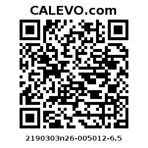 Calevo.com Preisschild 2190303n26-005012-6.5