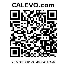 Calevo.com Preisschild 2190303n26-005012-6