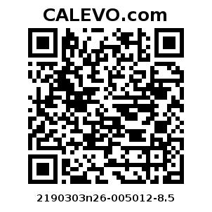 Calevo.com Preisschild 2190303n26-005012-8.5