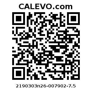 Calevo.com Preisschild 2190303n26-007902-7.5