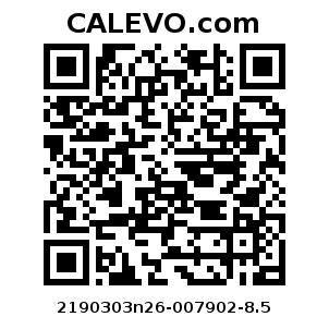 Calevo.com Preisschild 2190303n26-007902-8.5