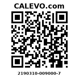 Calevo.com Preisschild 2190310-009000-7