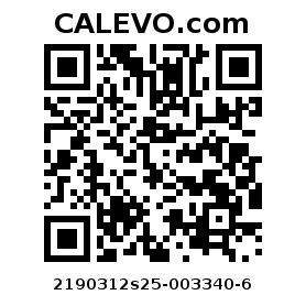 Calevo.com Preisschild 2190312s25-003340-6