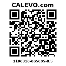 Calevo.com Preisschild 2190316-005005-8.5