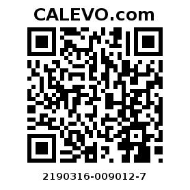 Calevo.com Preisschild 2190316-009012-7