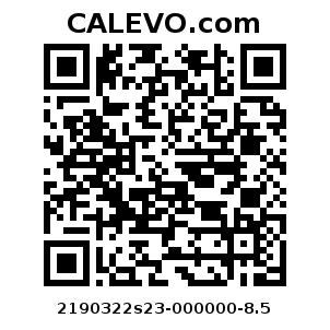 Calevo.com Preisschild 2190322s23-000000-8.5