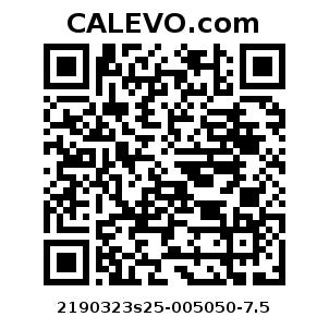 Calevo.com Preisschild 2190323s25-005050-7.5