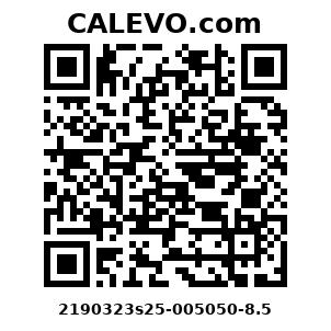 Calevo.com Preisschild 2190323s25-005050-8.5
