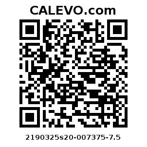 Calevo.com Preisschild 2190325s20-007375-7.5
