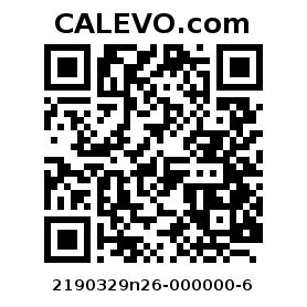 Calevo.com Preisschild 2190329n26-000000-6