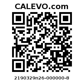 Calevo.com Preisschild 2190329n26-000000-8