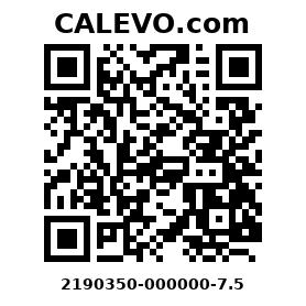 Calevo.com Preisschild 2190350-000000-7.5