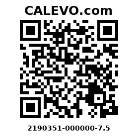 Calevo.com Preisschild 2190351-000000-7.5
