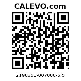 Calevo.com Preisschild 2190351-007000-5.5