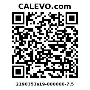 Calevo.com Preisschild 2190353s19-000000-7.5