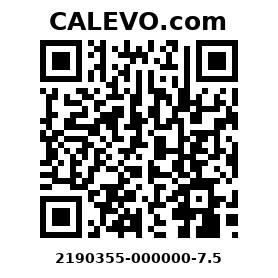 Calevo.com Preisschild 2190355-000000-7.5