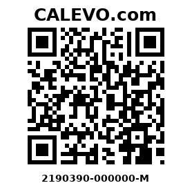 Calevo.com Preisschild 2190390-000000-M