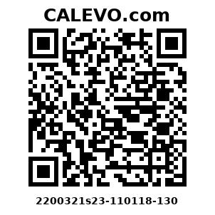 Calevo.com Preisschild 2200321s23-110118-130